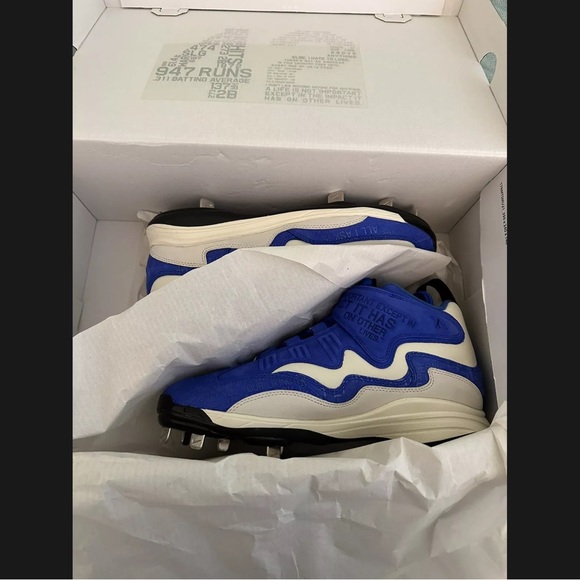 Nike Air Griffey Jackie Robinson 42 Blue Cleats Men size 8 main image 8
